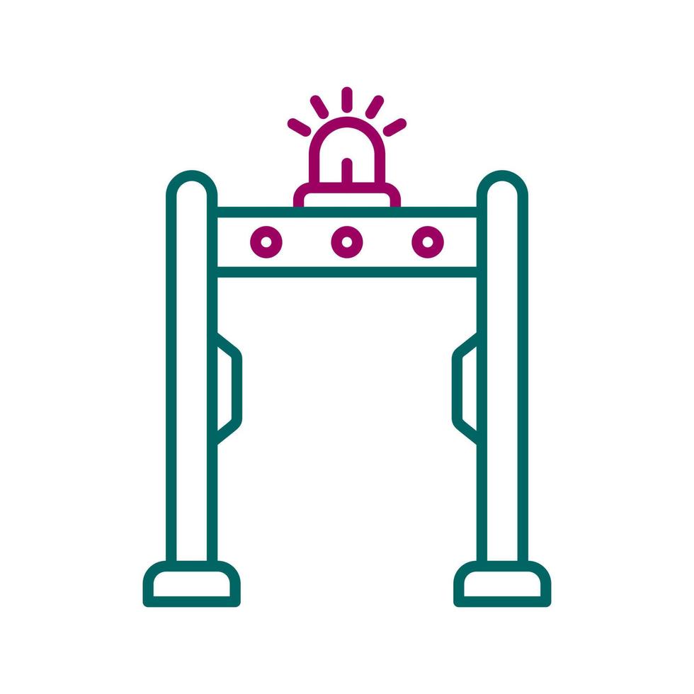 icône de vecteur de détecteur de métaux