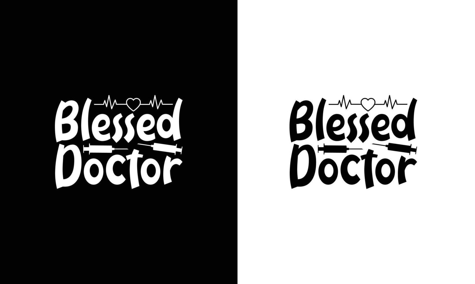 conception de t-shirt de citation de docteur, typographie vecteur