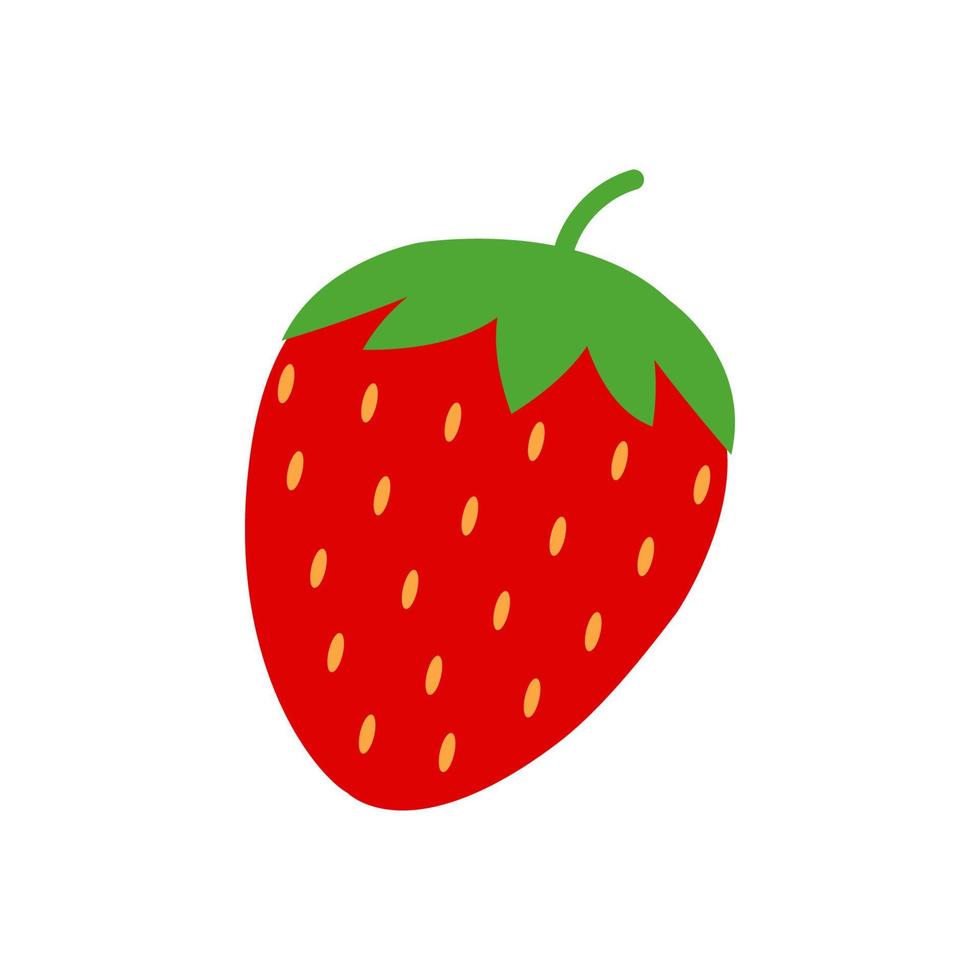 fraise icône illustration vectorielle vecteur