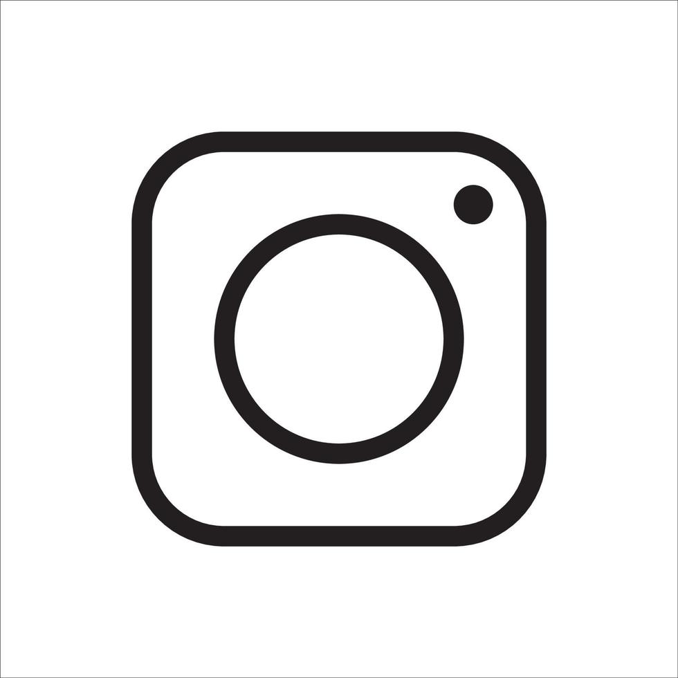 création vectorielle de logo icône instagram vecteur