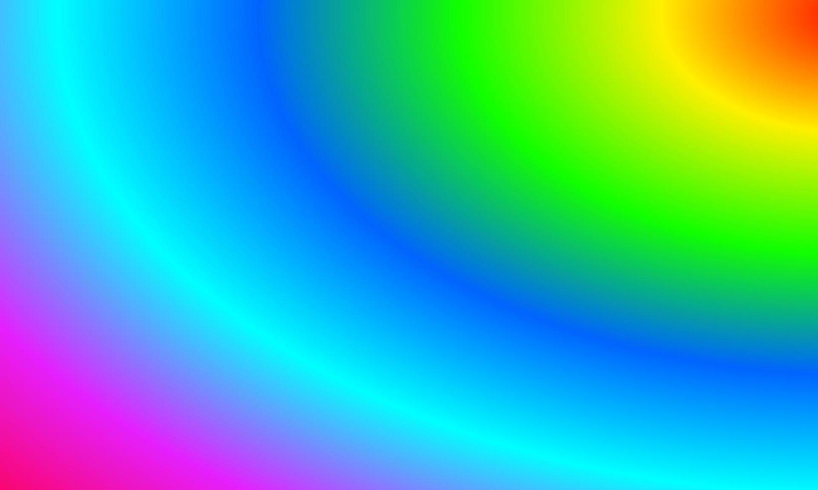 illustration vectorielle avec dégradé de couleurs arc-en-ciel vecteur