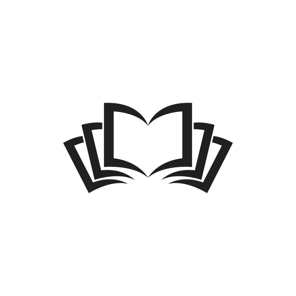 modèle de logo de livre vecteur