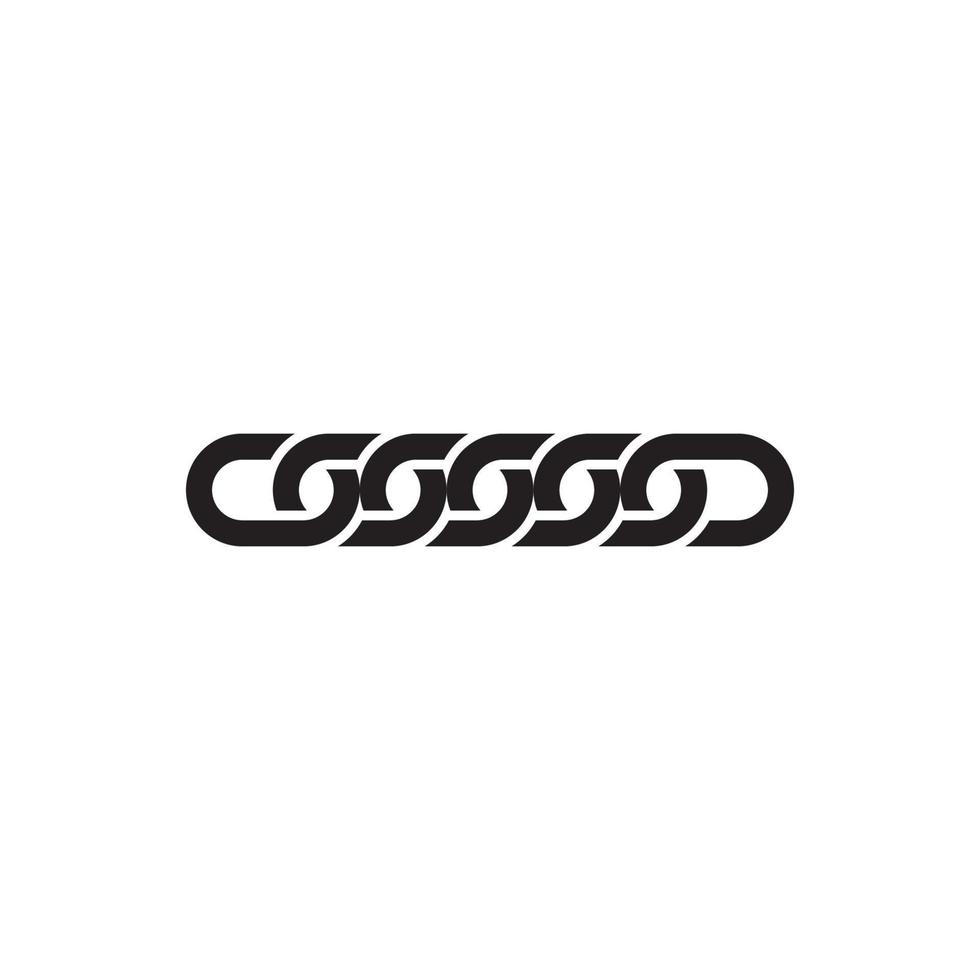logo de la chaîne d'entreprise d'entreprise vecteur
