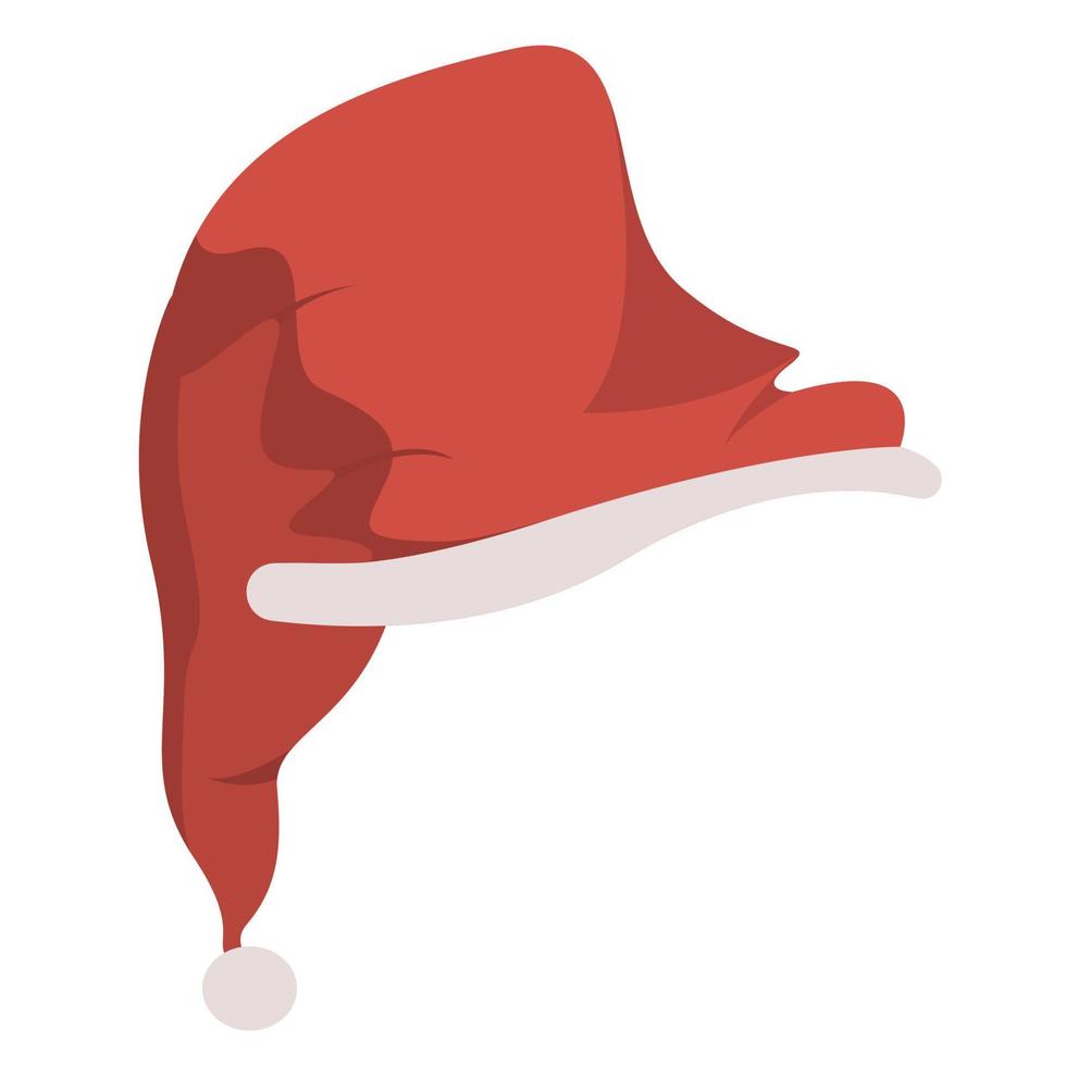 illustration de chapeau de père Noël vecteur