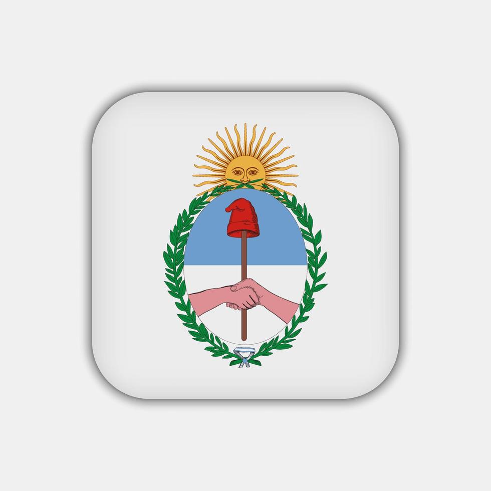 drapeau jujuy. provinces argentines. illustration vectorielle. vecteur