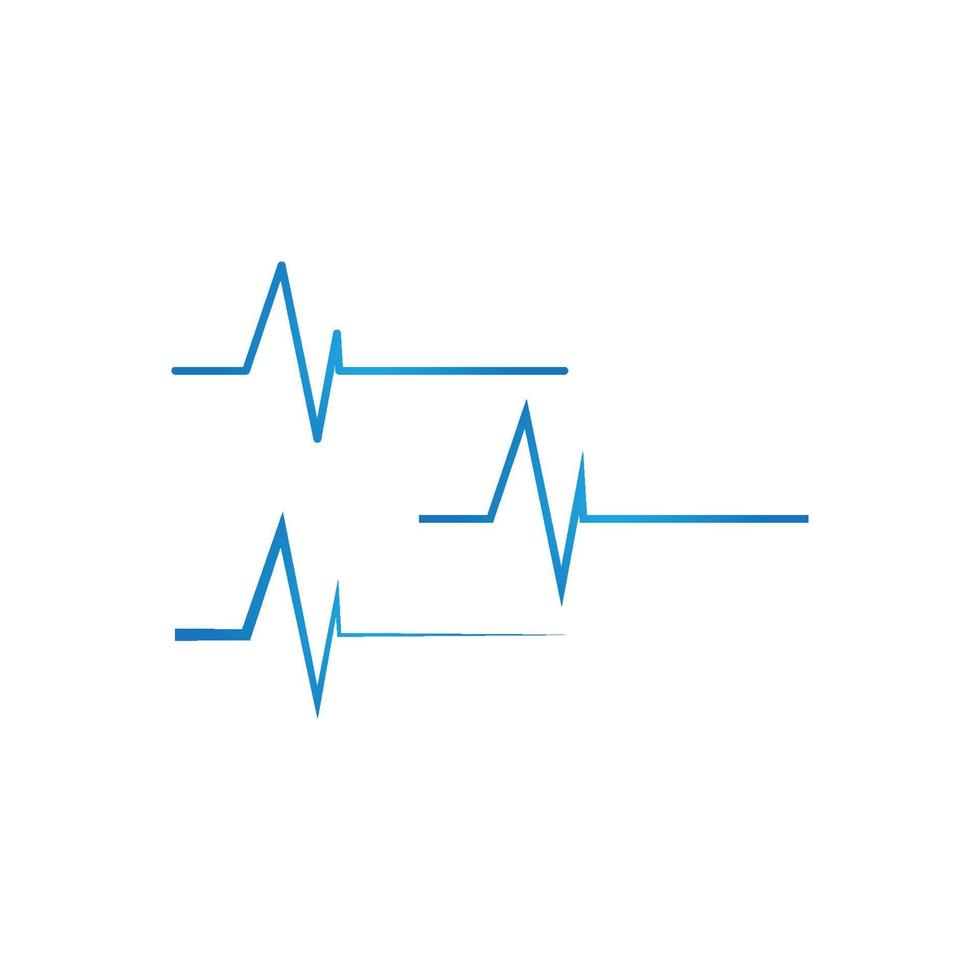 illustration de la ligne d'impulsion vecteur