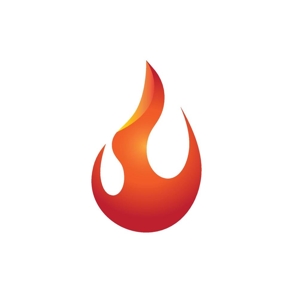 logo de flamme de feu vecteur