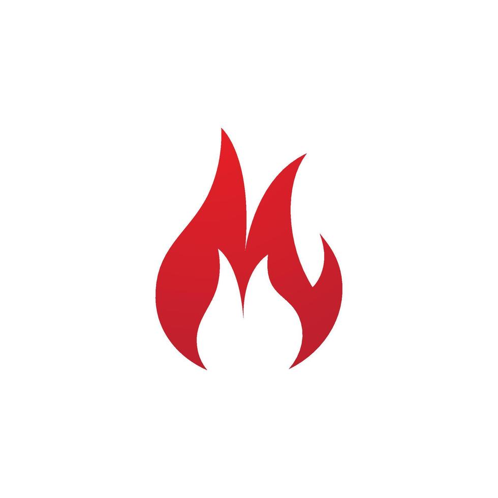 logo de flamme de feu vecteur
