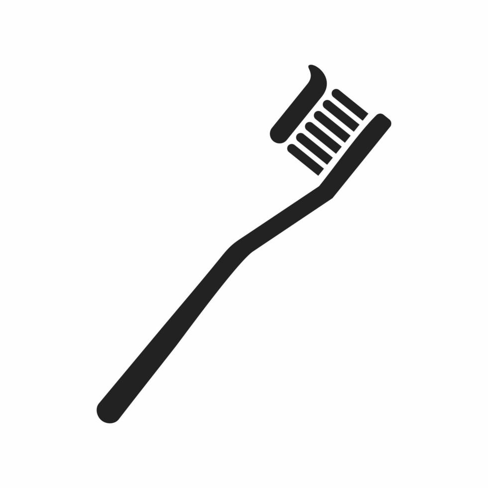 vecteur d'icône de brosse à dents