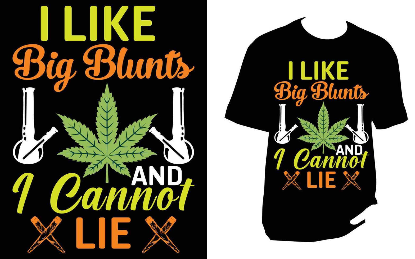 cannabis, t-shirt de mauvaises herbes, t-shirt de marijuana vecteur