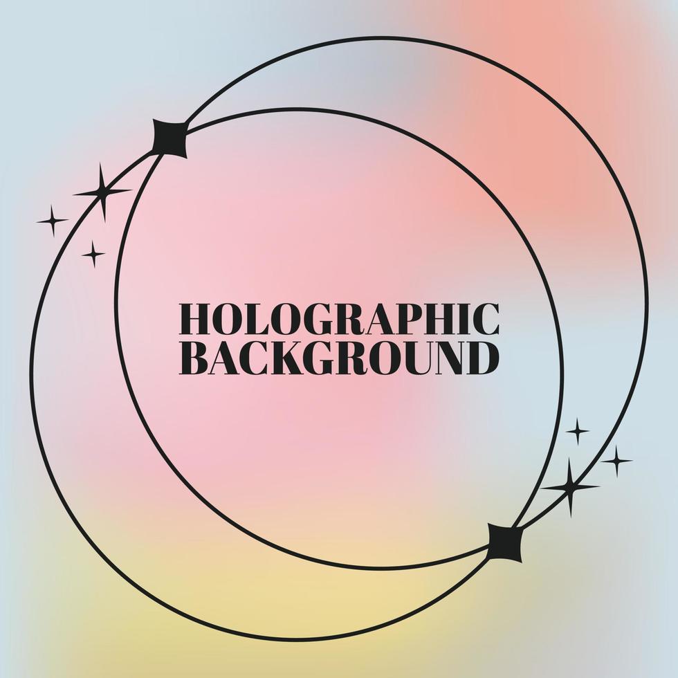 conception de vecteurs de fond holographique vecteur