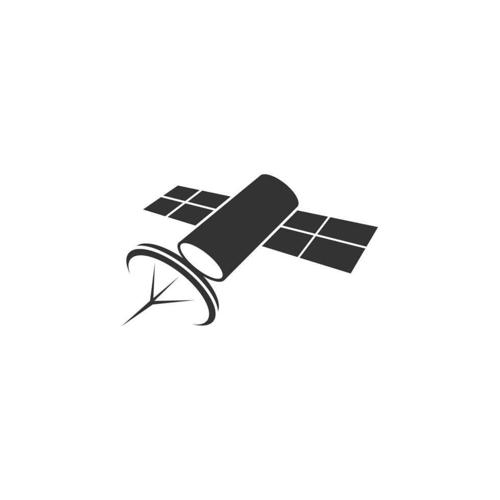 illustration de conception de logo icône satellite vecteur