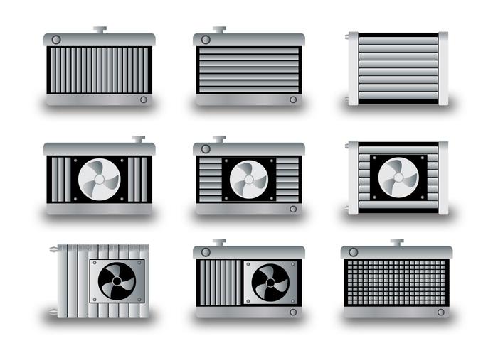 Illustration vectorielle de radiateur vecteur