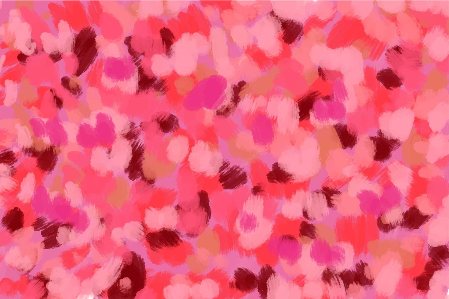 fond de mode, traits de fond de peinture acrylique aux couleurs rouges et roses vecteur