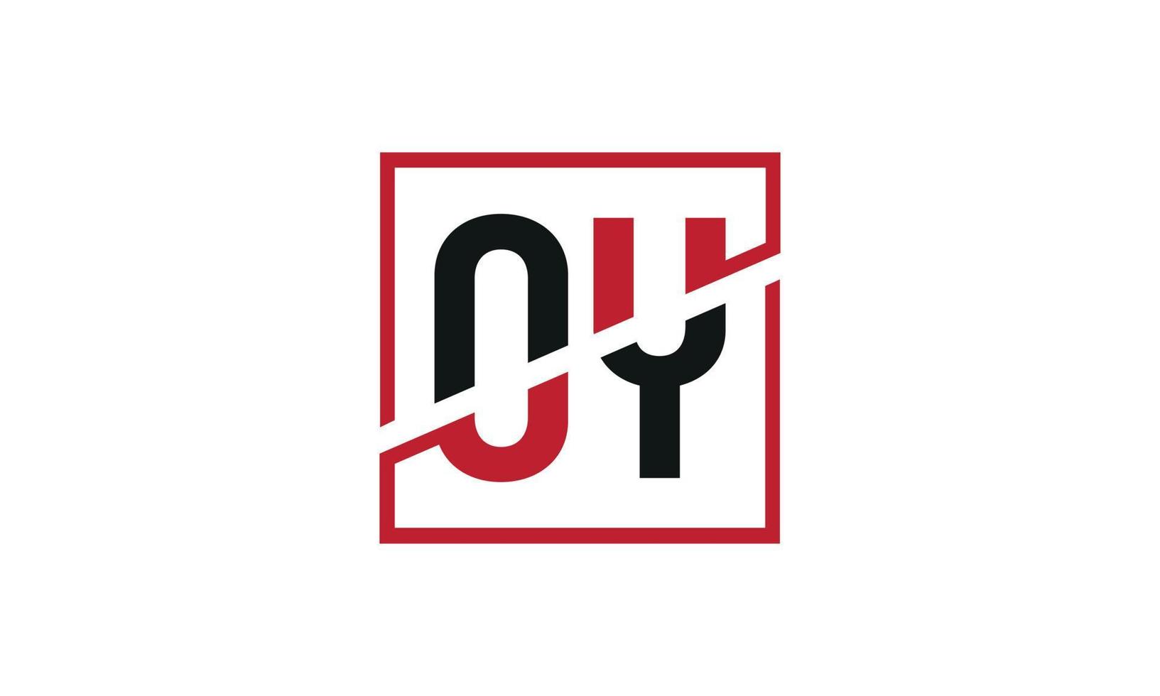 lettre oy logo pro fichier vectoriel vecteur pro