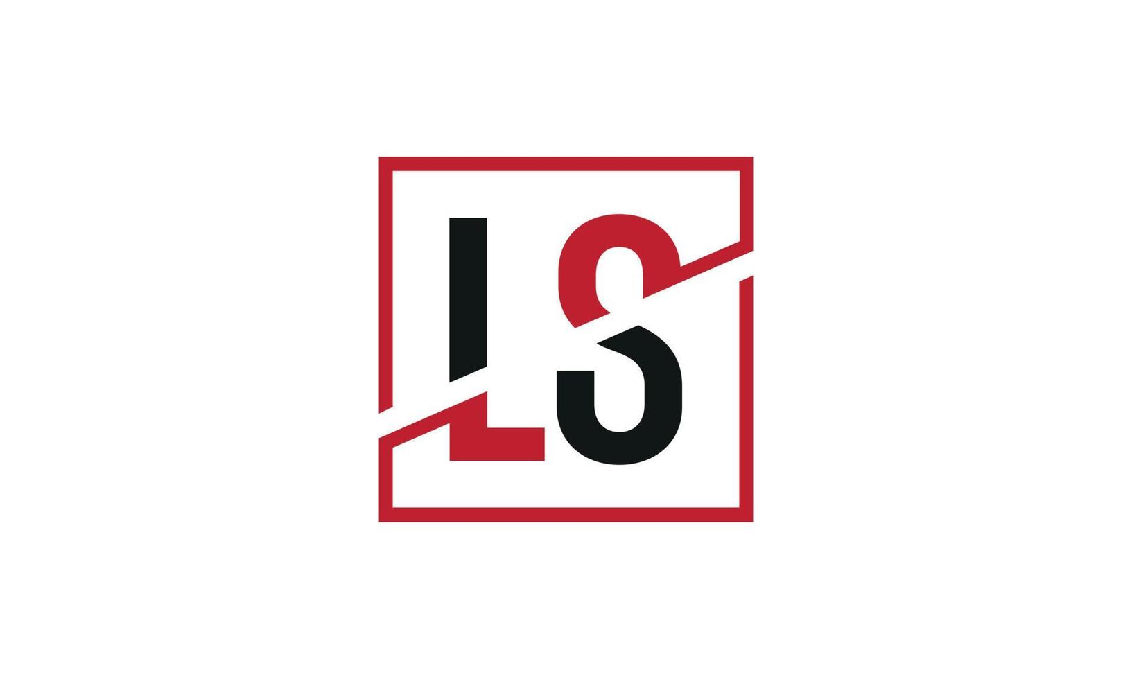 lettre ls logo pro fichier vectoriel vecteur pro