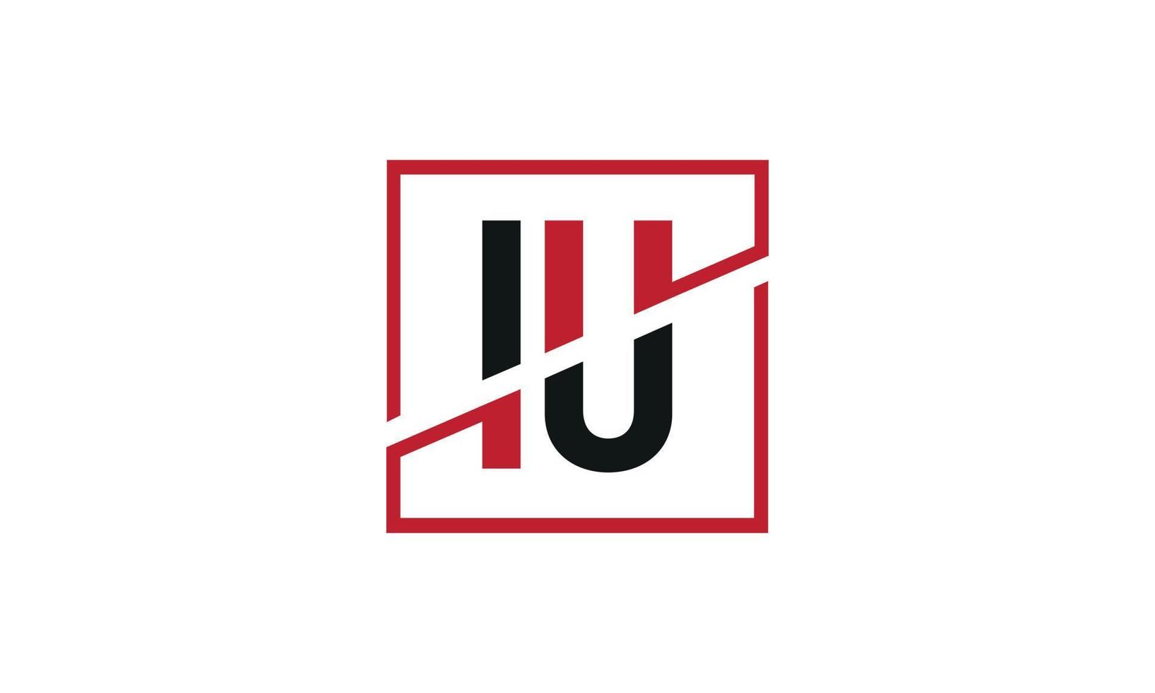 lettre iu logo pro fichier vectoriel vecteur pro