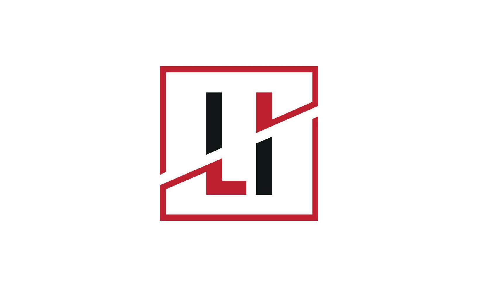 lettre li logo pro fichier vectoriel vecteur pro