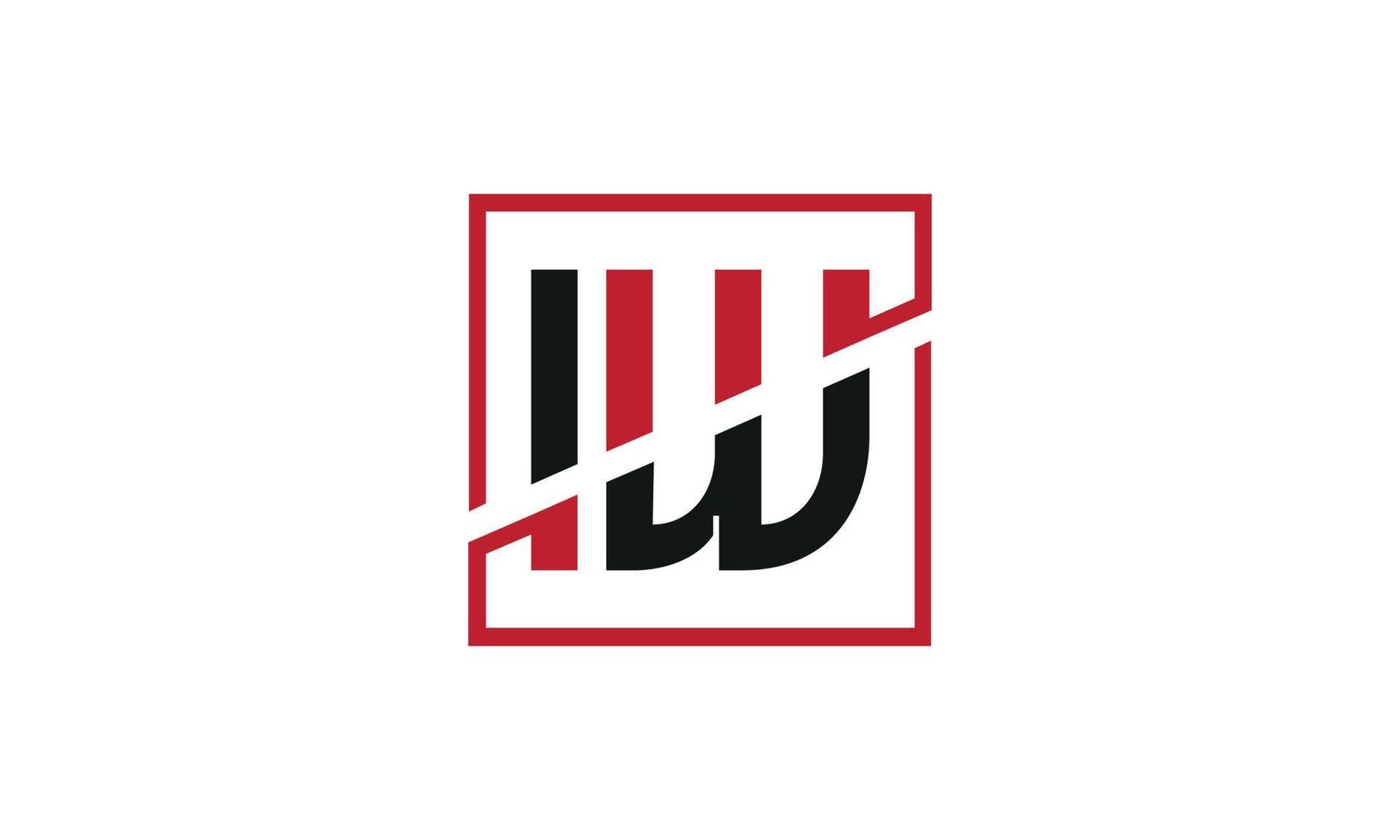 lettre iw logo pro fichier vectoriel vecteur pro