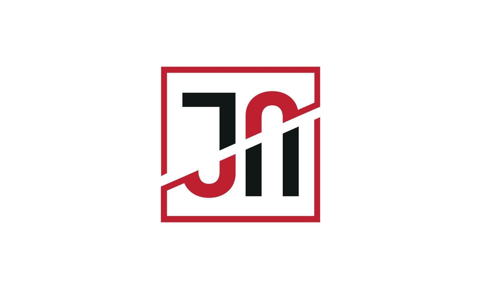 lettre jn logo pro fichier vectoriel vecteur pro