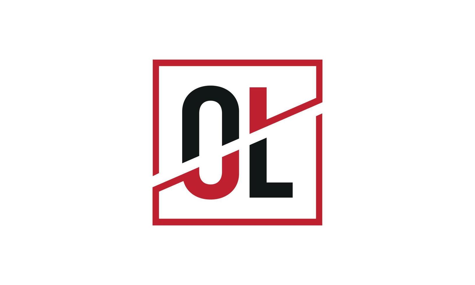 lettre ol logo pro fichier vectoriel vecteur pro