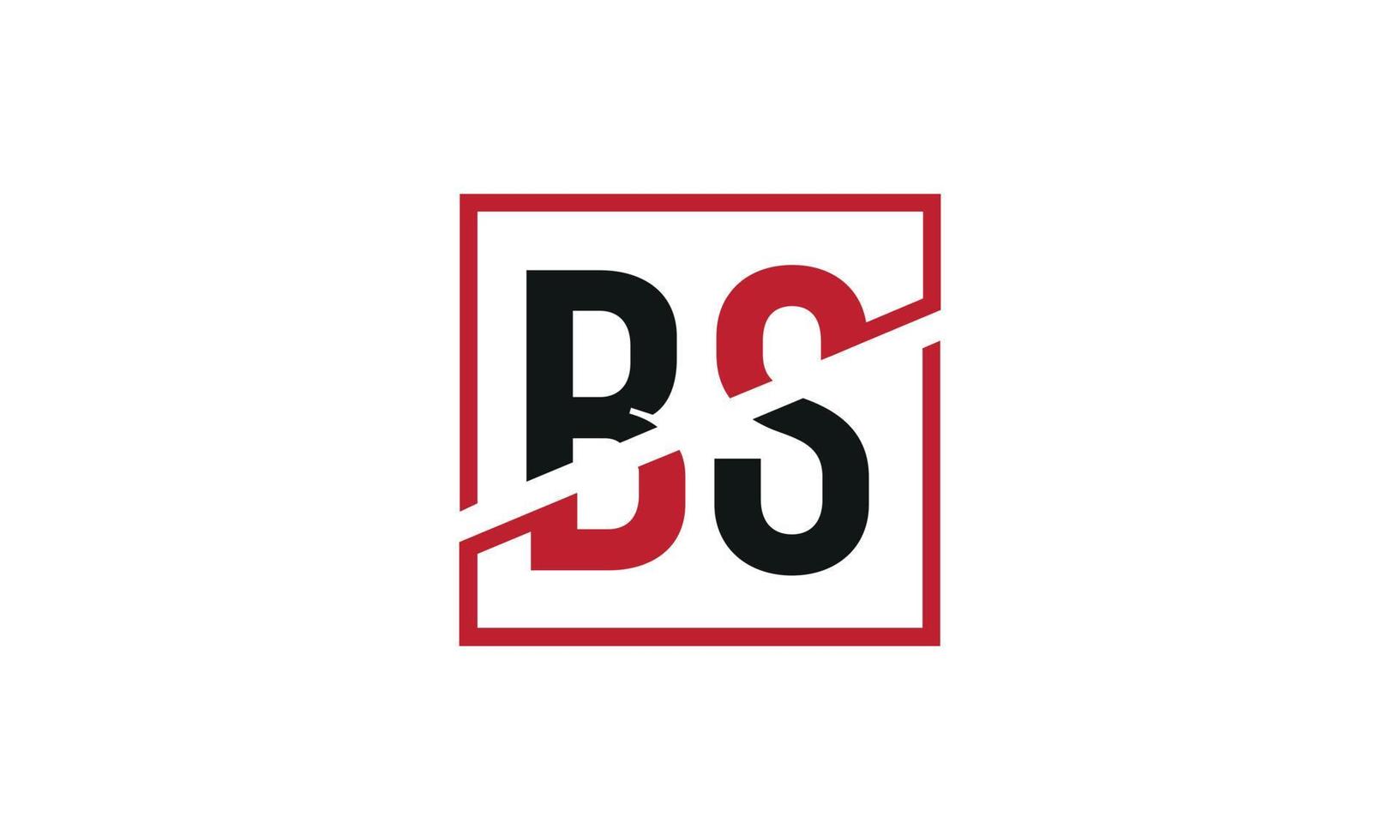 lettre bs logo pro fichier vectoriel vecteur pro