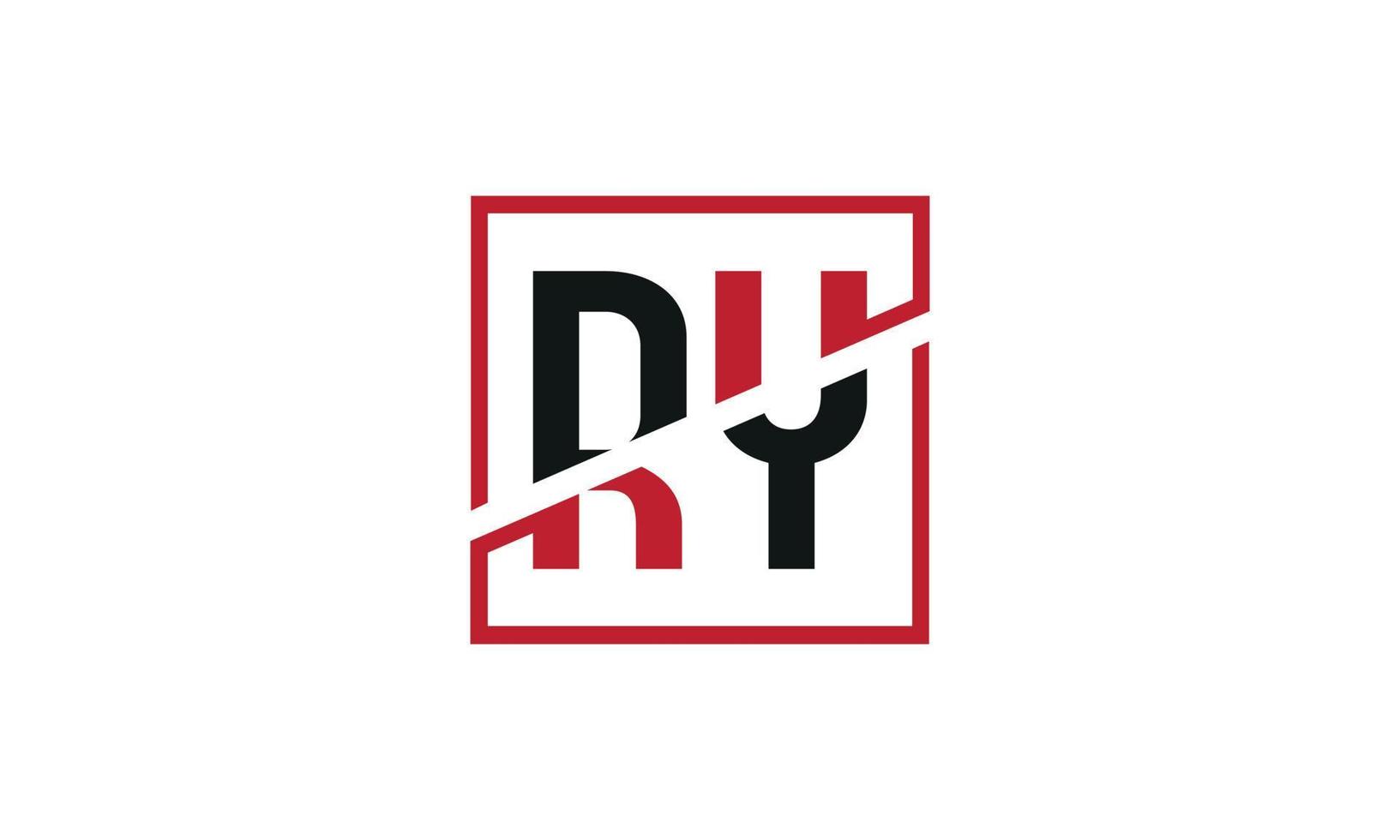 lettre ry logo pro fichier vectoriel vecteur pro