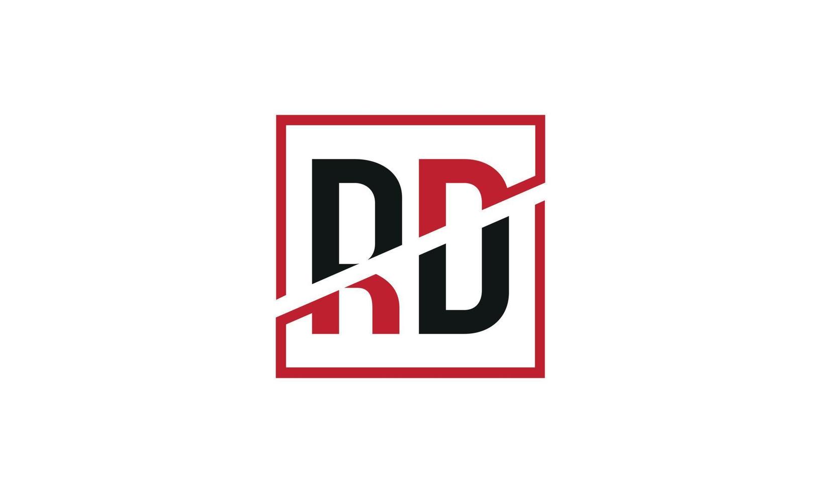 lettre rd logo pro fichier vectoriel vecteur pro