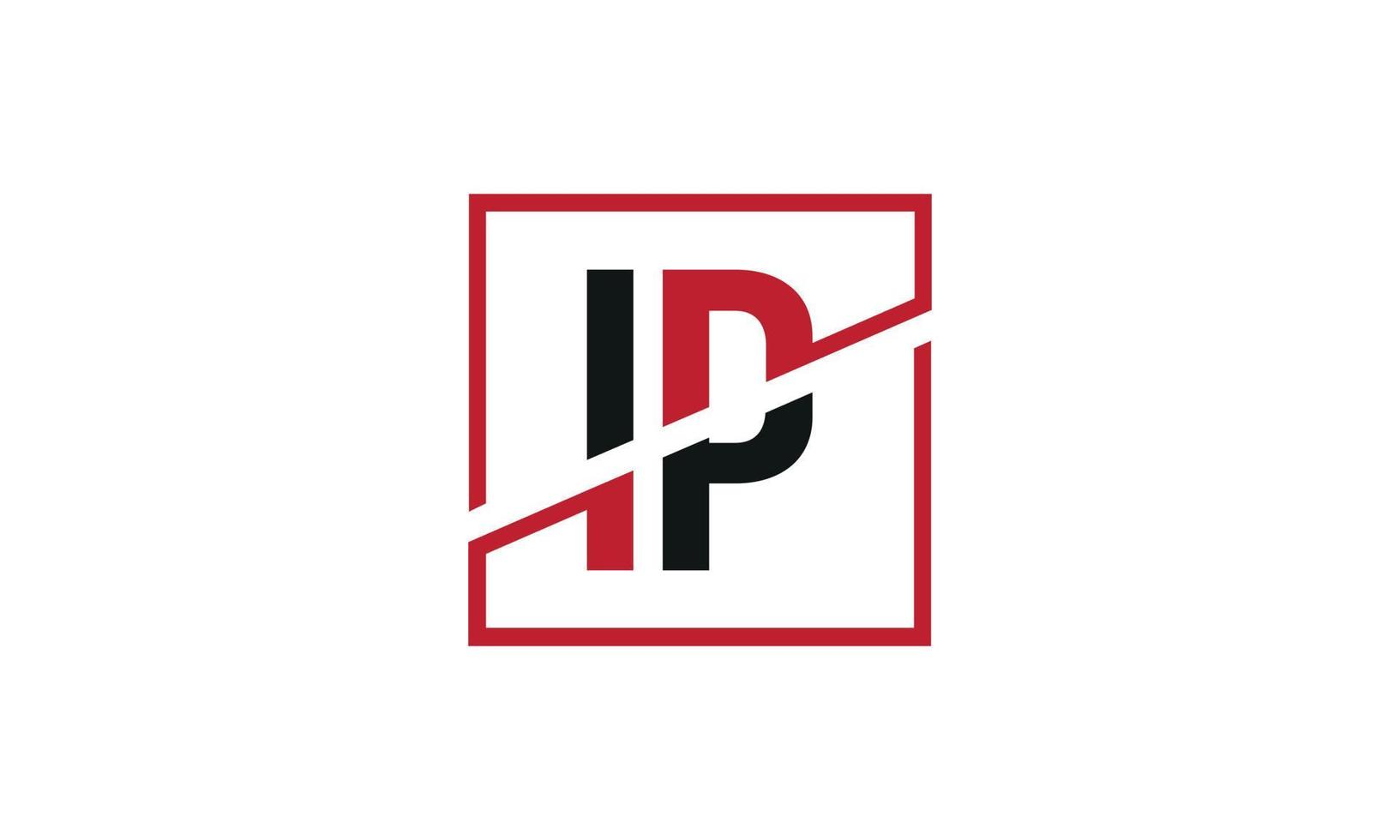 lettre ip logo pro fichier vectoriel vecteur pro