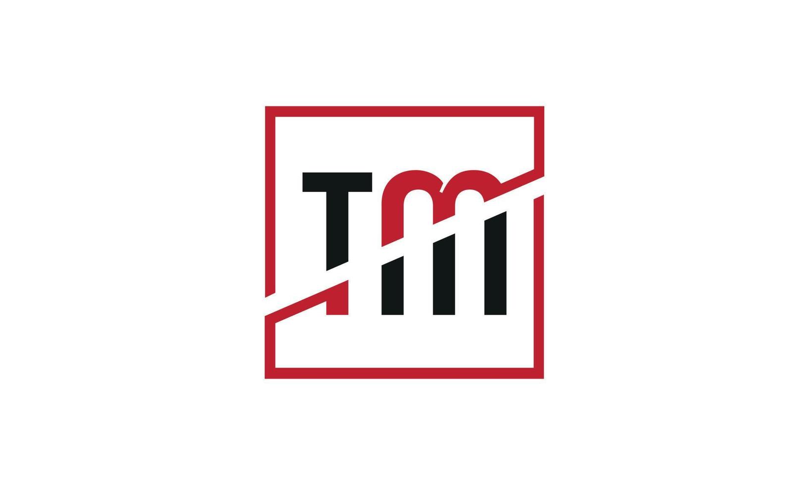 lettre tm logo pro fichier vectoriel vecteur pro