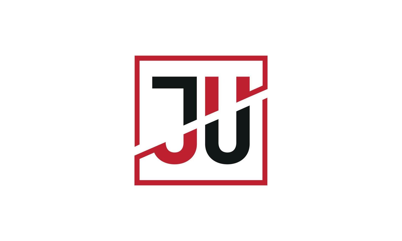 lettre ju logo pro fichier vectoriel vecteur pro