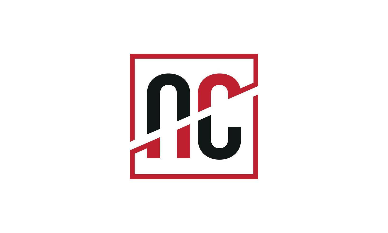 lettre nc logo pro fichier vectoriel vecteur pro