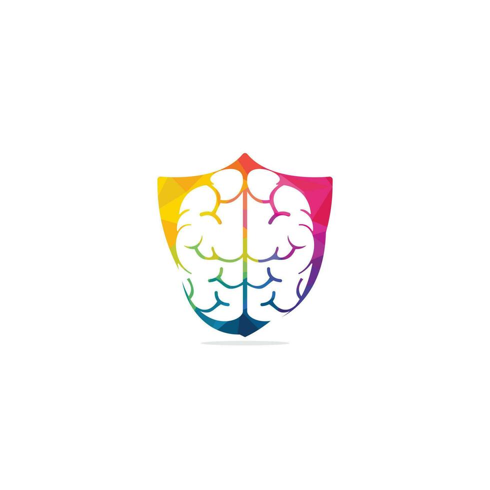 création de logo de cerveau créatif. pensez concept d'idée. icône de logotype de cerveau de pensée de puissance de remue-méninges. vecteur