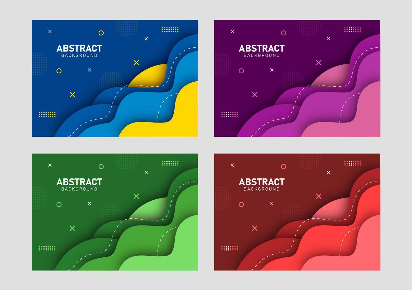 fond liquide et géométrique coloré avec des formes de dégradé fluide vecteur