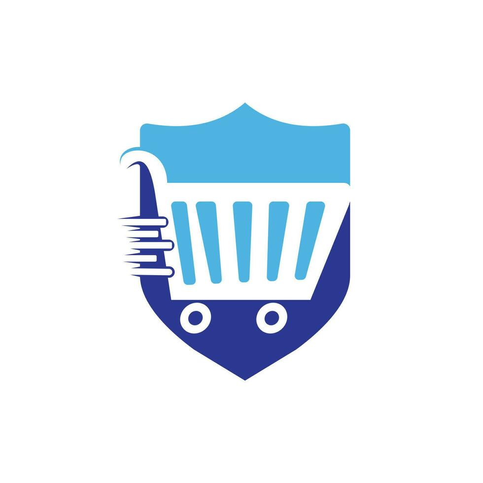 création de logo vectoriel de panier d'achat. création de logo d'achat. icône de l'application d'achat en ligne.