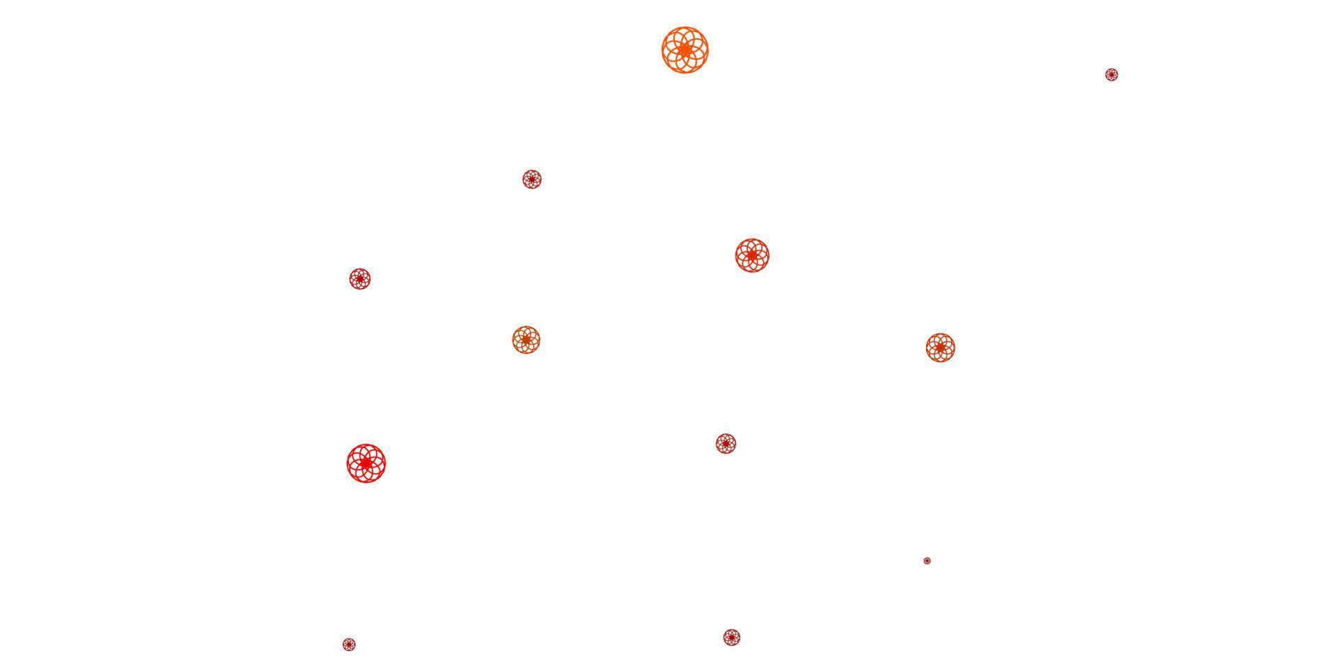 disposition de vecteur jaune clair avec des formes de cercle.