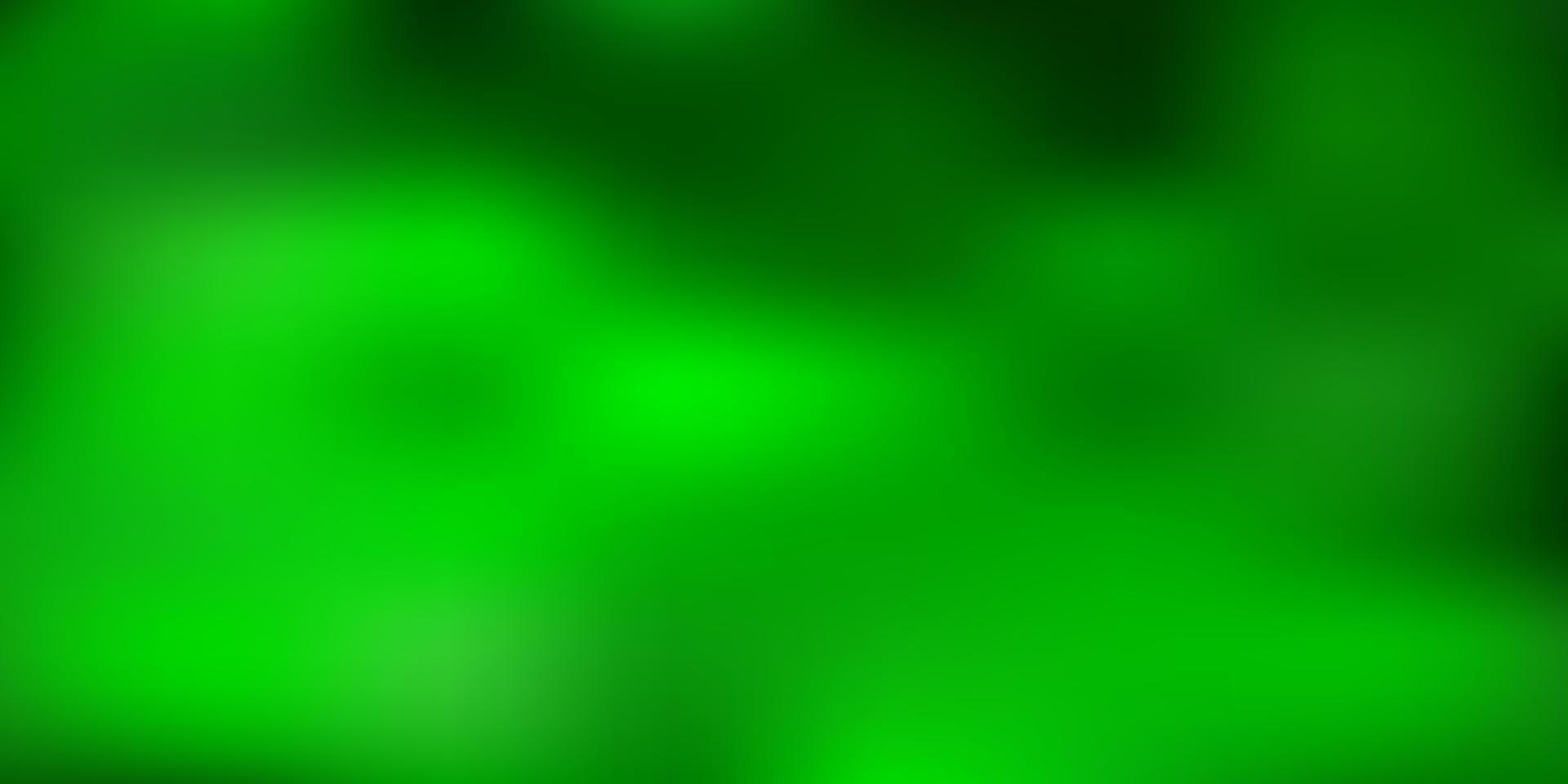 toile de fond floue vecteur vert clair.