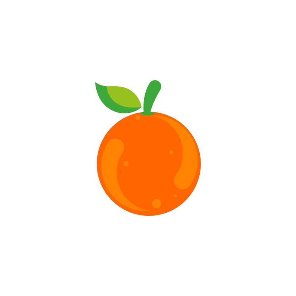 illustration d'icône de vecteur de conception orange