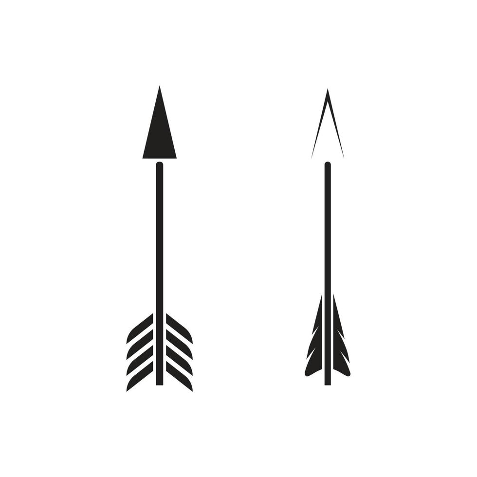 modèle d'icône d'illustration vectorielle de tir à l'arc vecteur