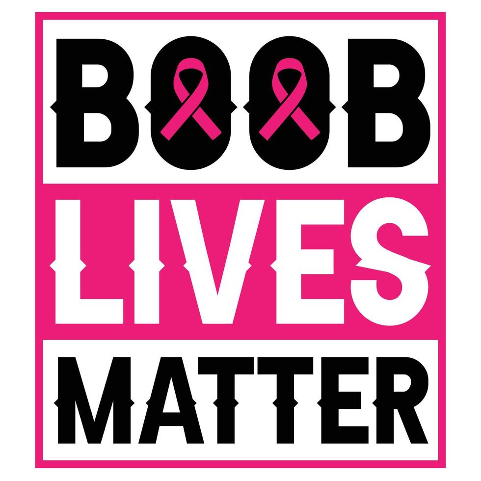 Boob Lives Matter t shirt vecteur