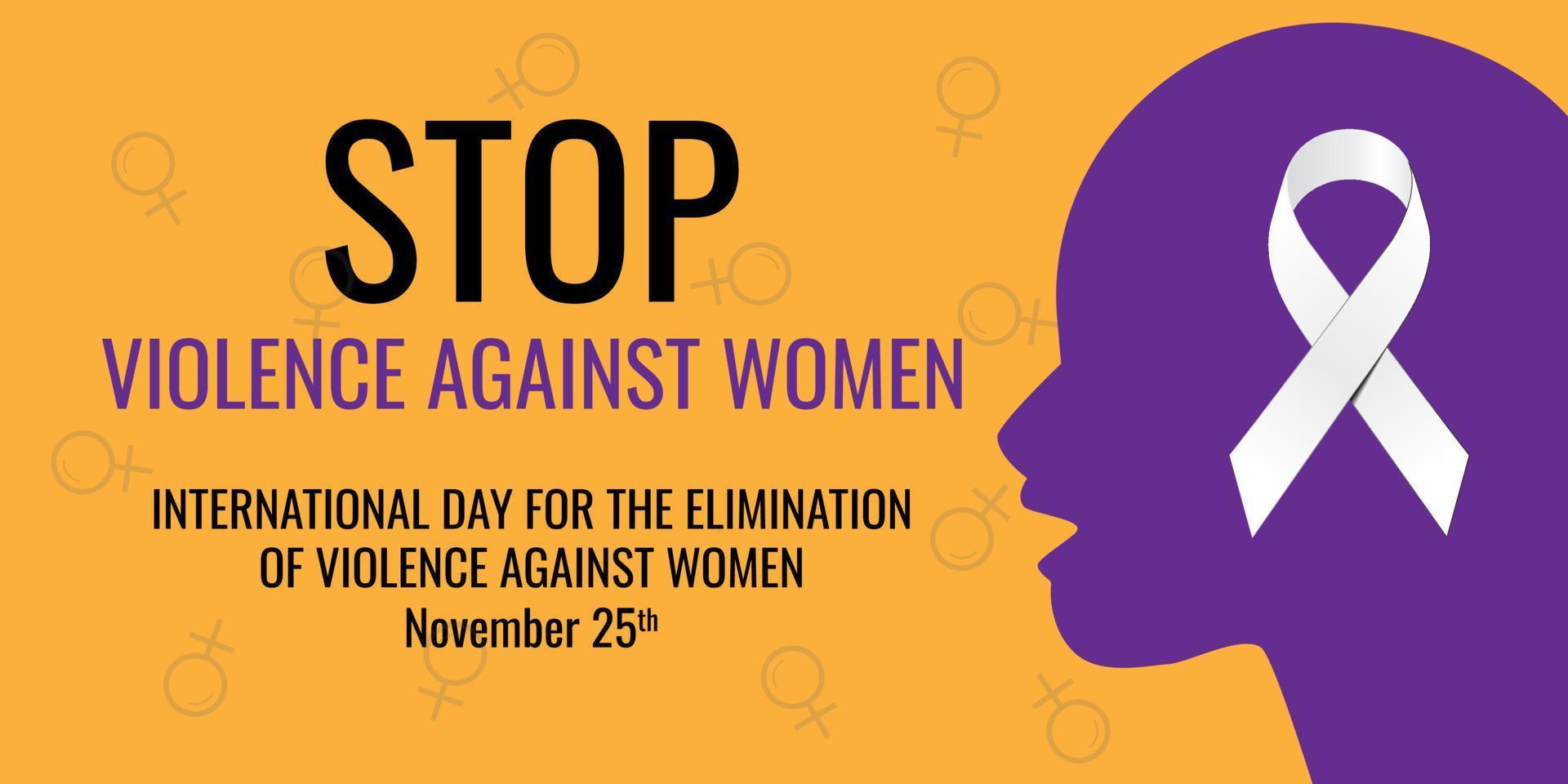 journée internationale pour l'élimination de la violence à l'égard des femmes formats vectoriels eps vecteur
