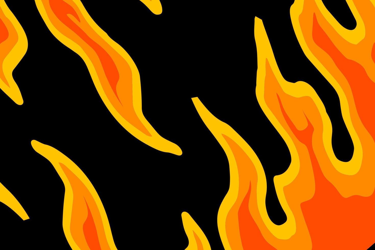 dessins d'illustration d'art vectoriel de fond de flamme