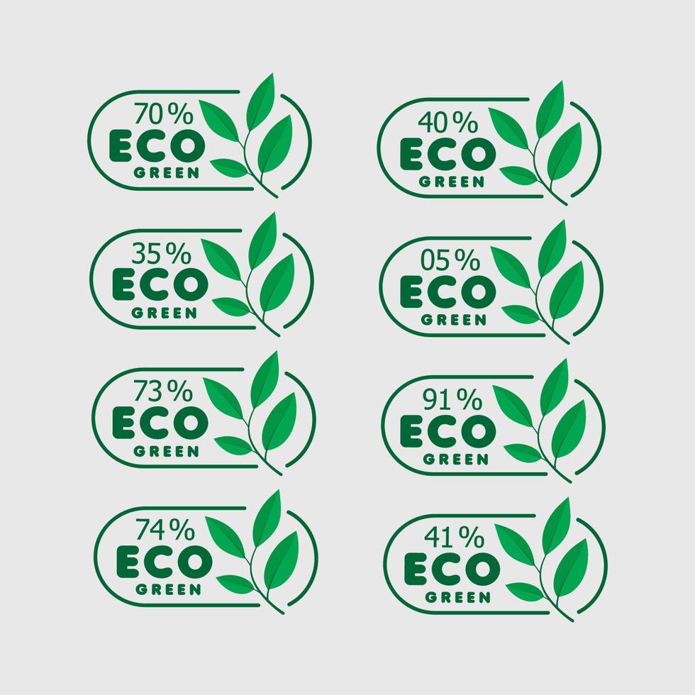 flatdesign vectoriel respectueux de l'environnement