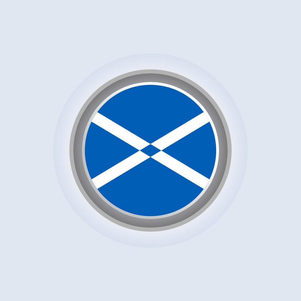 illustration du modèle de drapeau ecosse vecteur