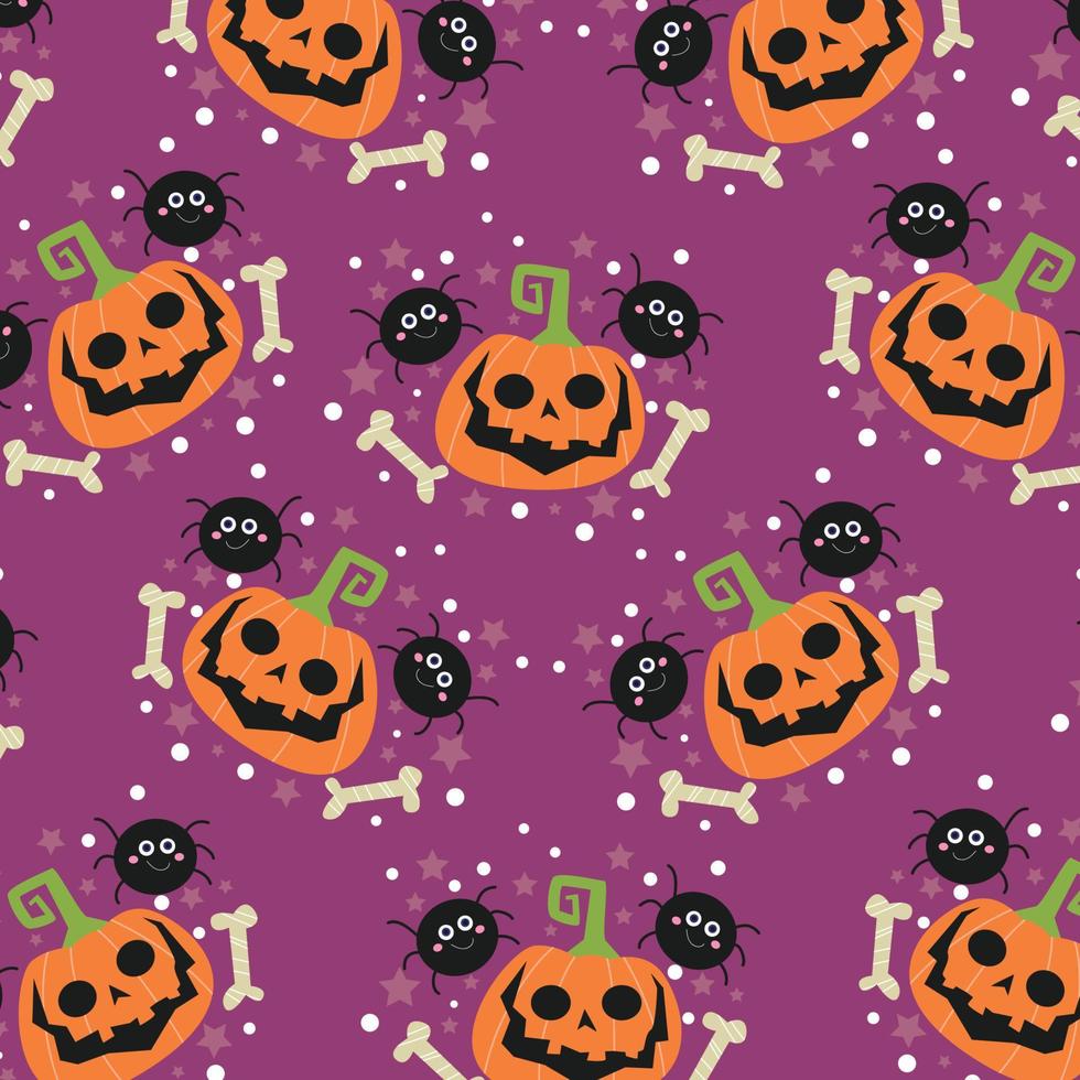 collection de motifs d'halloween minimaux pour fonds d'écran vecteur