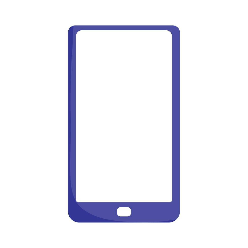 appareil smartphone technologie numérique isolé icône design fond blanc vecteur