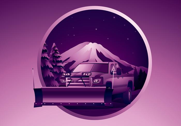 Snow Plough Free Vector