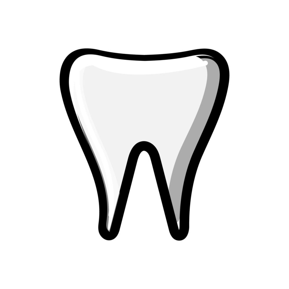 dent de lait aborigène abstraite stomatologique médicale, couronne, dentier, icône sur fond blanc. illustration vectorielle vecteur