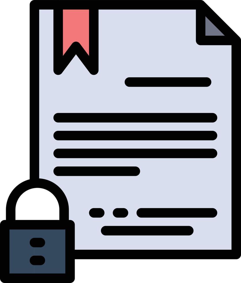 signature électronique contrat document numérique internet plat couleur icône vecteur icône modèle de bannière