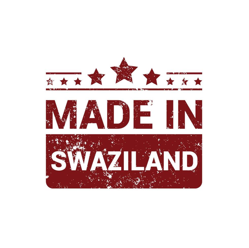 conception de vecteur de timbre swaziland